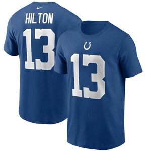 Nike T.Y. Hilton Royal‎ Indianapolis Colts Name & Number T-Shirt